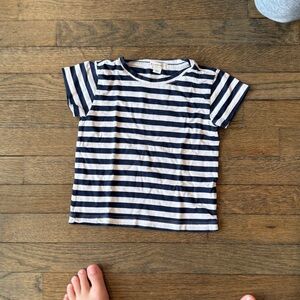Crew Cuts, Black And White Striped T-Shirt